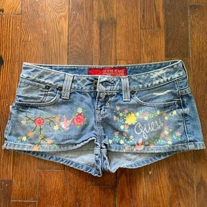 Boho Hippie Guess Denim Shorts